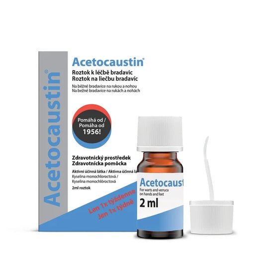 Acetocaustin warts treatment solution 2 ml