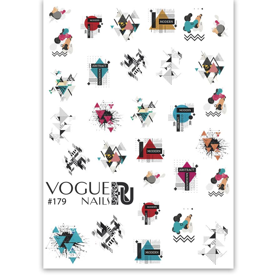 VOGUE NAILS Nail Decals - slider 144