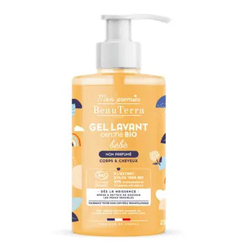 BeauTerra Baby shower gel fragrance-free BIO 750 ml