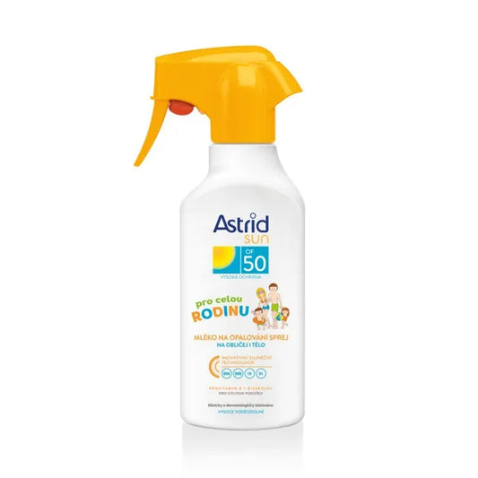 Astrid SUN Tanning lotion family SPF50 spray 270 ml