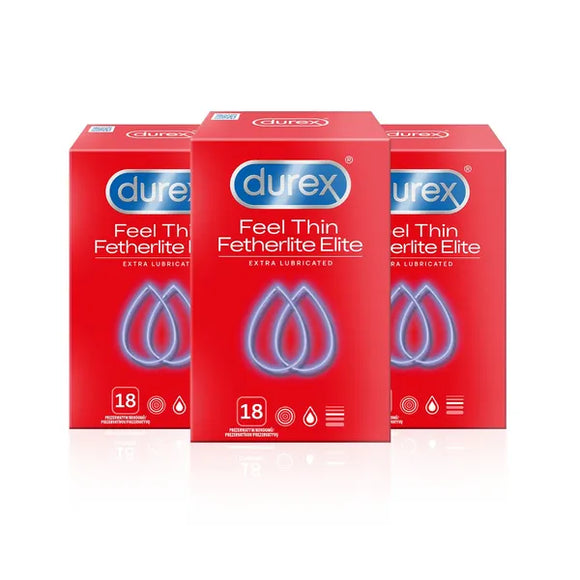 Durex Feel Thin Extra Lubricated condoms 54 pcs
