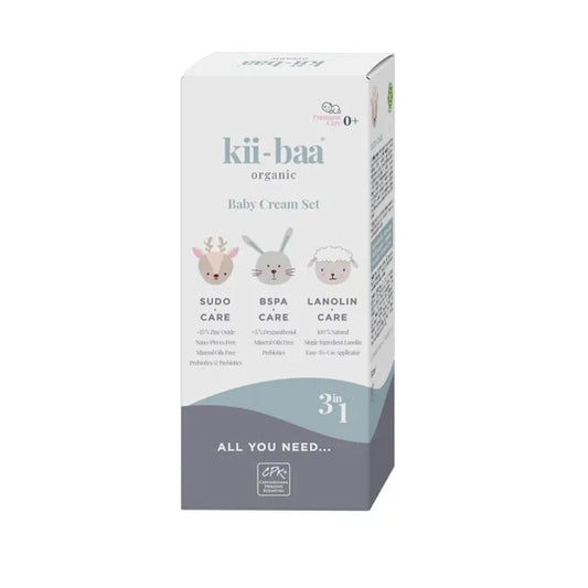 kii-baa organic All You Need Baby Cream Set 3 pcs