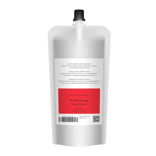 Envy Therapy Brightening Face Toner gently exfoliating toner 200 ml refill