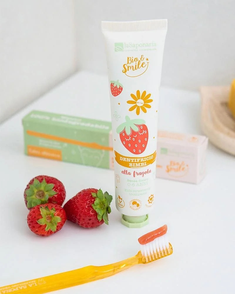 laSaponaria soft kid's toothpaste strawberry BIO 75 ml