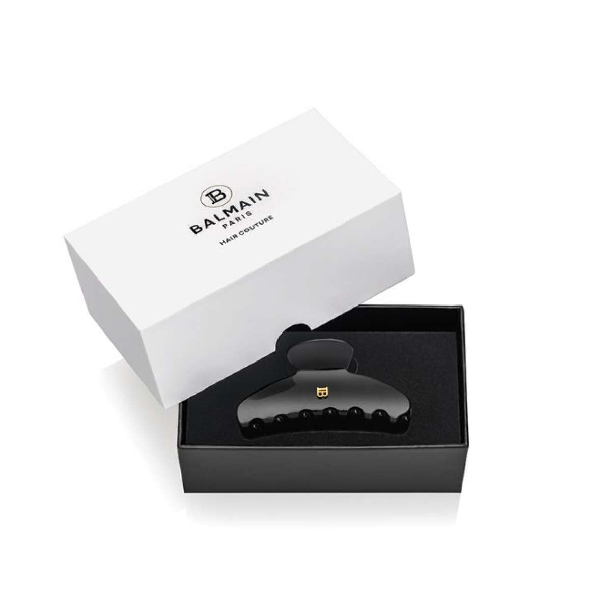 Balmain Pince and Cheveux Black medium hair clip