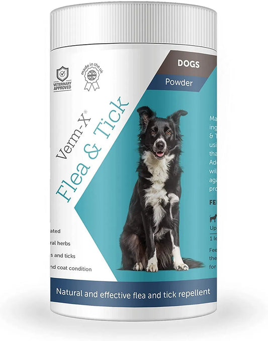 Verm-X Natural powder against fleas and ticks for dogs 70 g