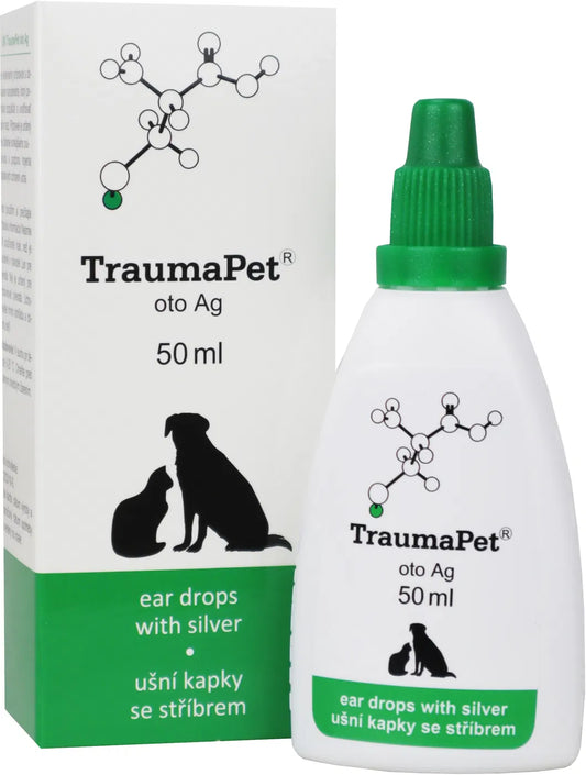 TraumaPet Oto Ag ear drops for dogs and cats 50 ml