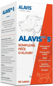 Alavis 5 Dog & Cat Joints Complex Care 90 tablets Vitamins Safe MSM