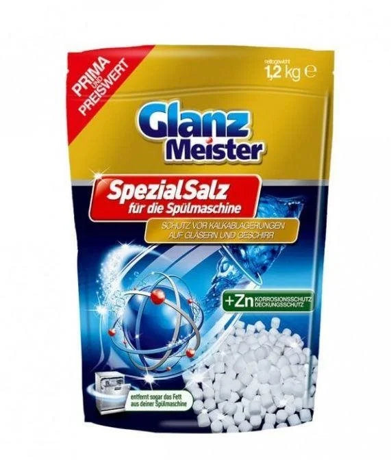 GLANZ MEISTER Dishwasher Salt + Zinc 1.2kg