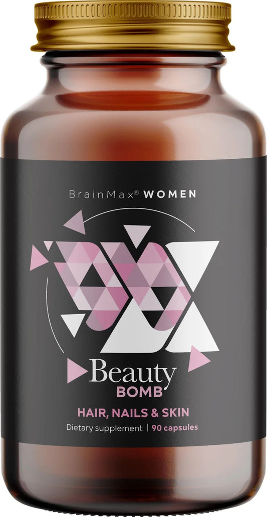 BrainMax Women Beauty Bomb, Hair, Nails, Skin, 90 capsules