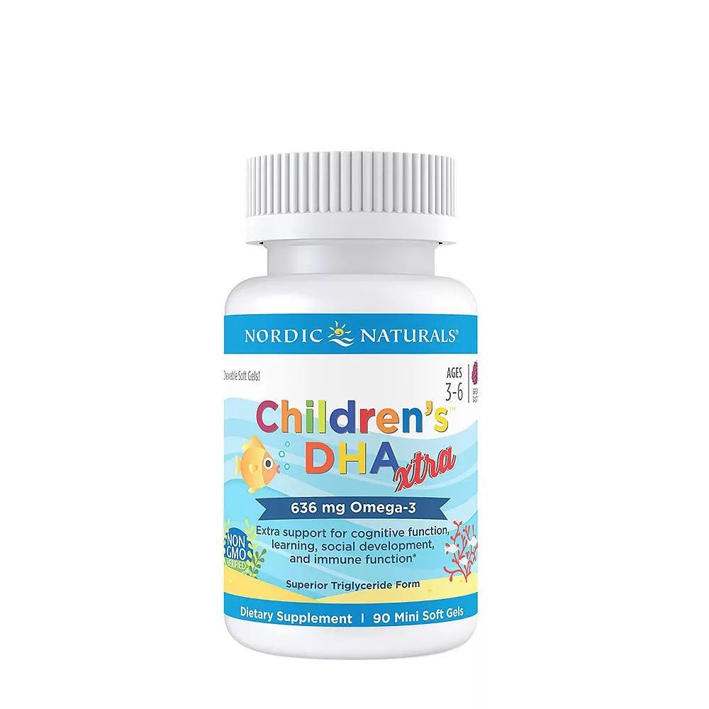 NORDIC NATURALS CHILDREN'S DHA XTRA (90 SOFTGELS, BERRY PUNCH)