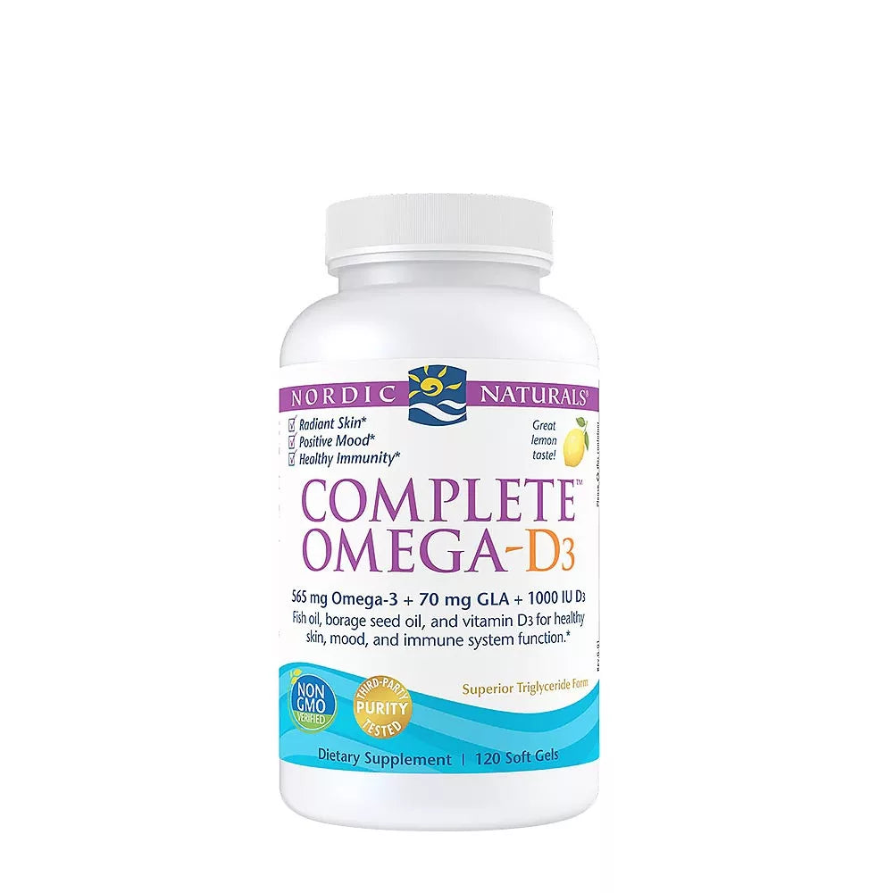 NORDIC NATURALS COMPLETE OMEGA-D3 (SOFTGELS, LEMON)