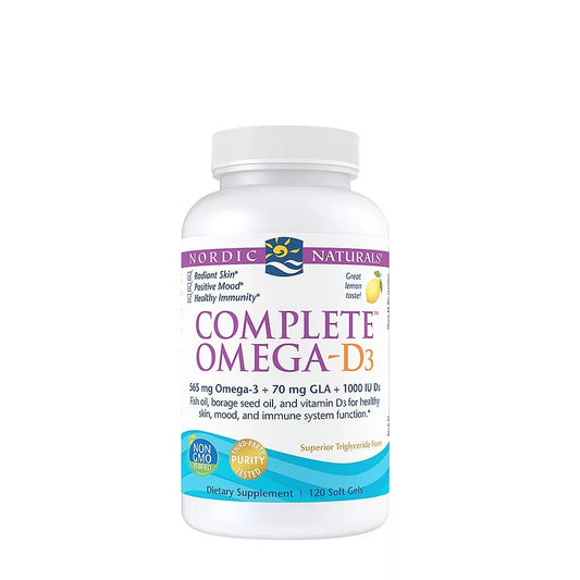 NORDIC NATURALS COMPLETE OMEGA-D3 (SOFTGELS, LEMON)