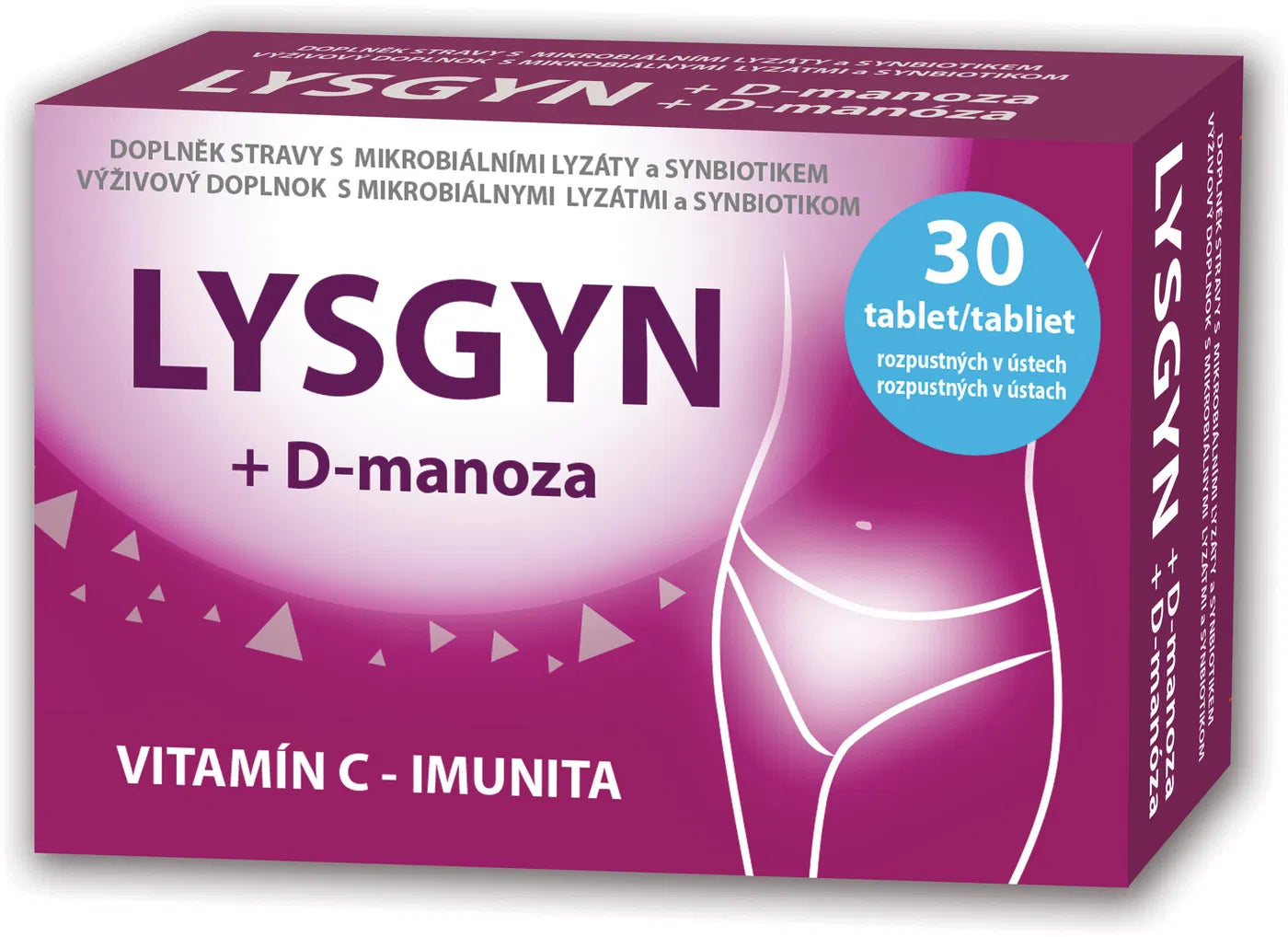 BCom Pharmacy Lysgyn + D-mannose 30 tablets