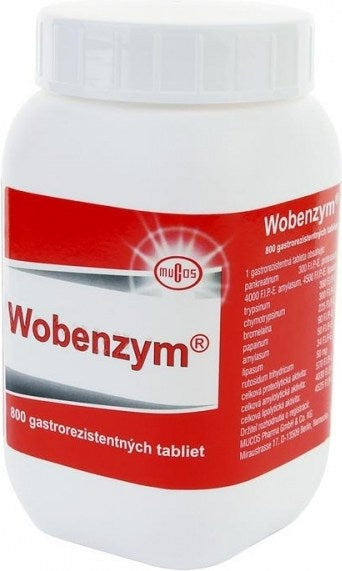 Mucos Wobenzym against inflammation 800 tablets