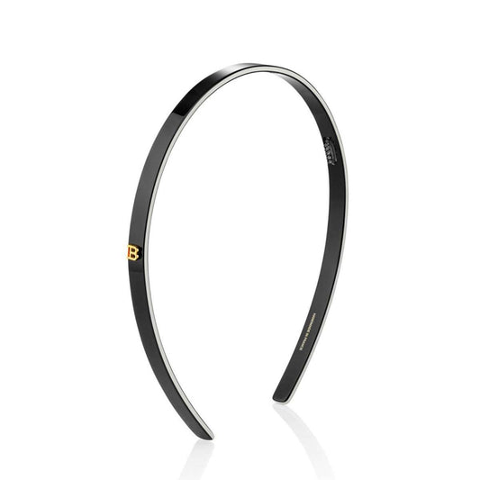 BALMAIN Cellulose Acetate Headband Black/White