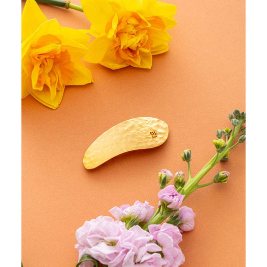 BALMAIN LE Printemps Leaf Barrette Pour Cheveux Hair clip