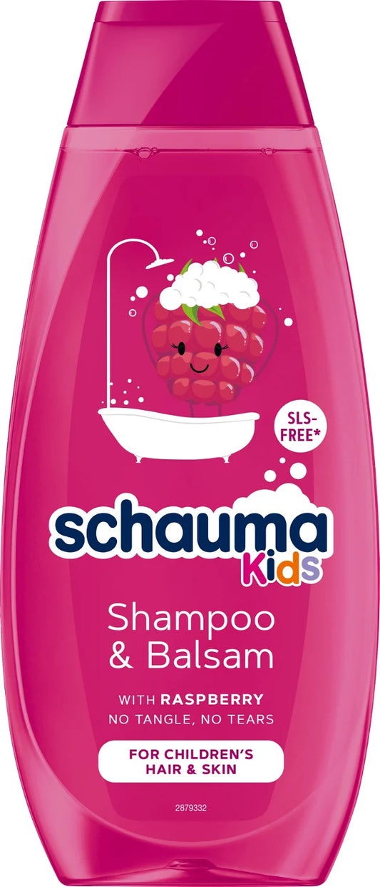 SCHWARZKOPF SCHAUMA Kids Shampoo & Balsam Raspberry 400 ml