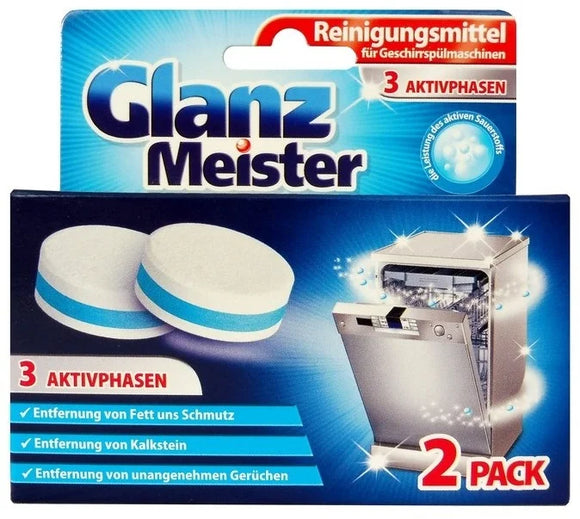 GLANZ MEISTER Dishwasher Cleaning Tablets 2 × 40 g