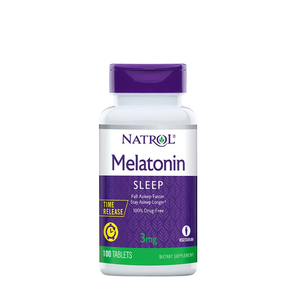 NATROL MELATONIN TIME RELEASE 3 MG (100 TABLETS)