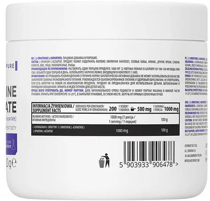 OstroVit - L-ornitine L-aspartate, 200 g