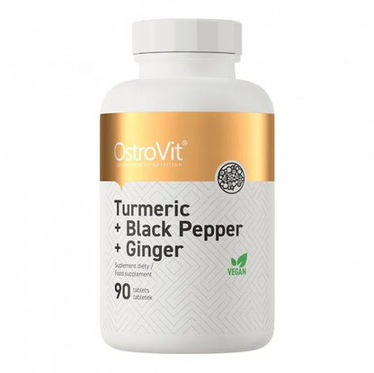 OstroVit Turmeric + black pepper + ginger, 90 tablets