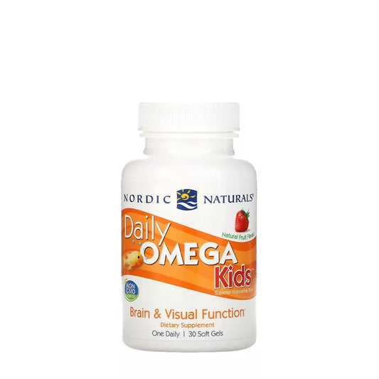 NORDIC NATURALS DAILY OMEGA KIDS (30 SOFTGELS, NATURAL FRUIT FLAVOR)