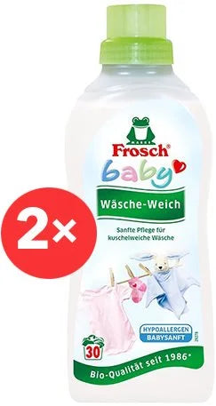 FROSCH Baby Liquid Laundry Detergent Gel 2 × 750 ml (60 washes)