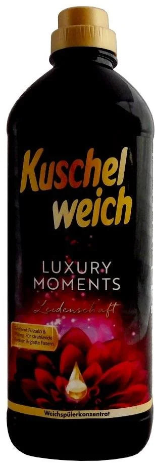 KUSCHELWEICH Liquid Fabric Softener Luxury Moments Passion 1000 ml (34 washes)