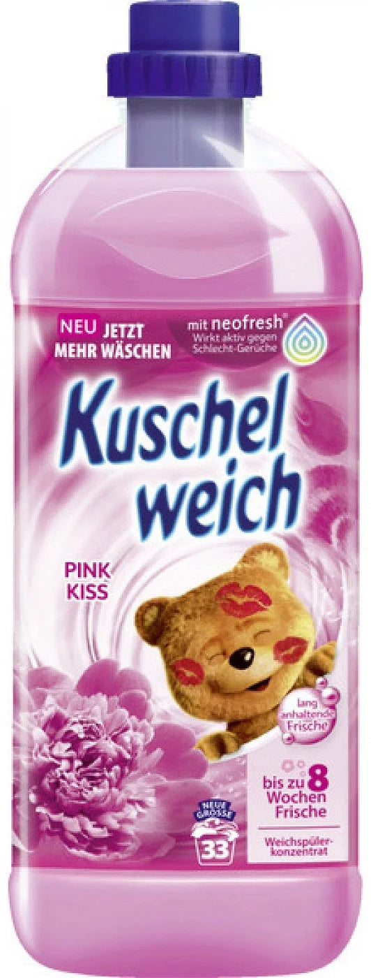 KUSCHElWIECH Pink Kiss Liquid Fabric Softener 1000 ml (33 washes)