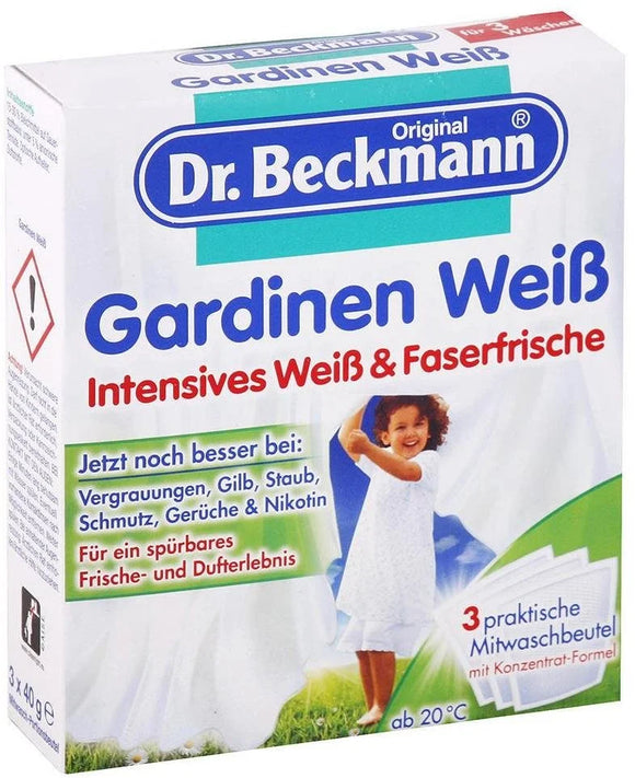DR. BECKMANN intensive curtain cleaner 3×40 g