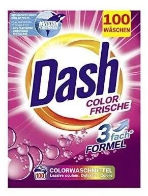 DASH Laundry Detergent powder Color Fresh 6 kg (100 washes)