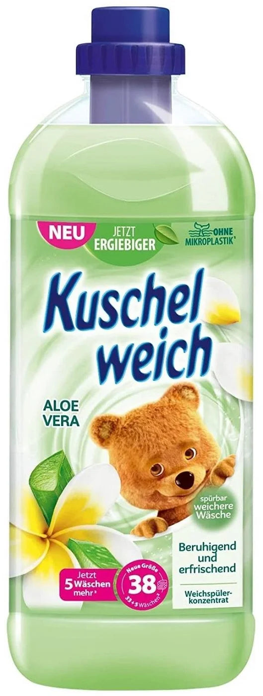 KUSCHElWIECH Aloe vera Liquid Fabric Softener 1000 ml (38 washes)