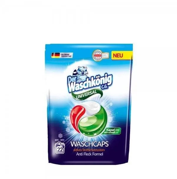 DER WASCHKÖNIG Universal Laundry Capsules 22 pcs