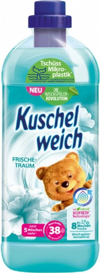 KUSCHElWIECH Frischetraum Liquid Fabric Softener 1000 ml (38 washes)