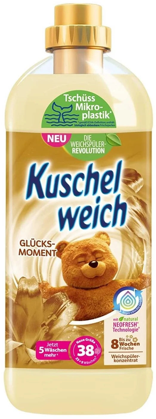 KUSCHElWIECH Glücksmoment Liquid Fabric Softener 1000 ml (38 washes)