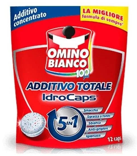 OMINO BIANCO Additivo Totale IdroCaps stain remover 12 pcs