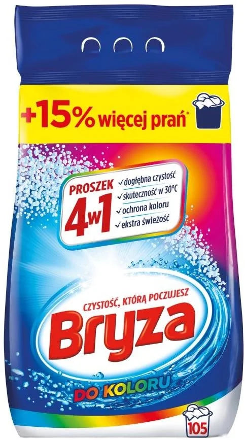 BRYZA 4-in-1 Color Laundry Detergent 6,825 kg (105 washes)
