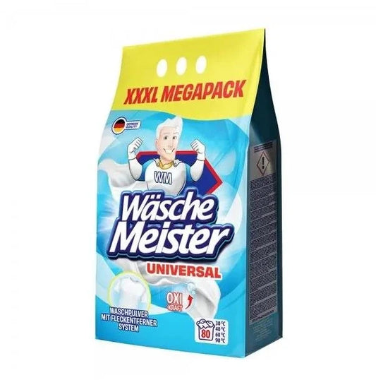 WASCHE MEISTER Universal Laundry Detergent Powder 6 kg (80 washes)