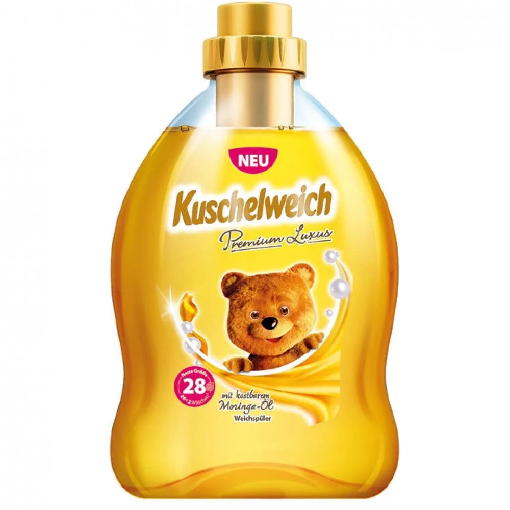 KUSCHELWEICH Liquid Fabric Softener Premium Luxus Moringa Oil 750 ml (28 washes)