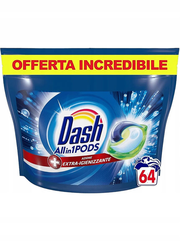 DASH All-in-1 Color Laundry Detergent Pods 64 pcs