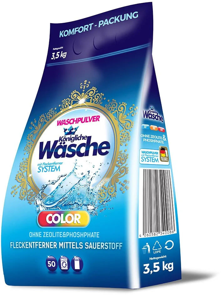 KÖNIGLICHE WÄSCHE Laundry Detergent Color 3.5 kg