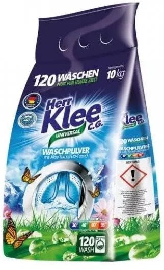 HERR KLEE Universal Laundry Detergent Powder 10kg (120 Washes)