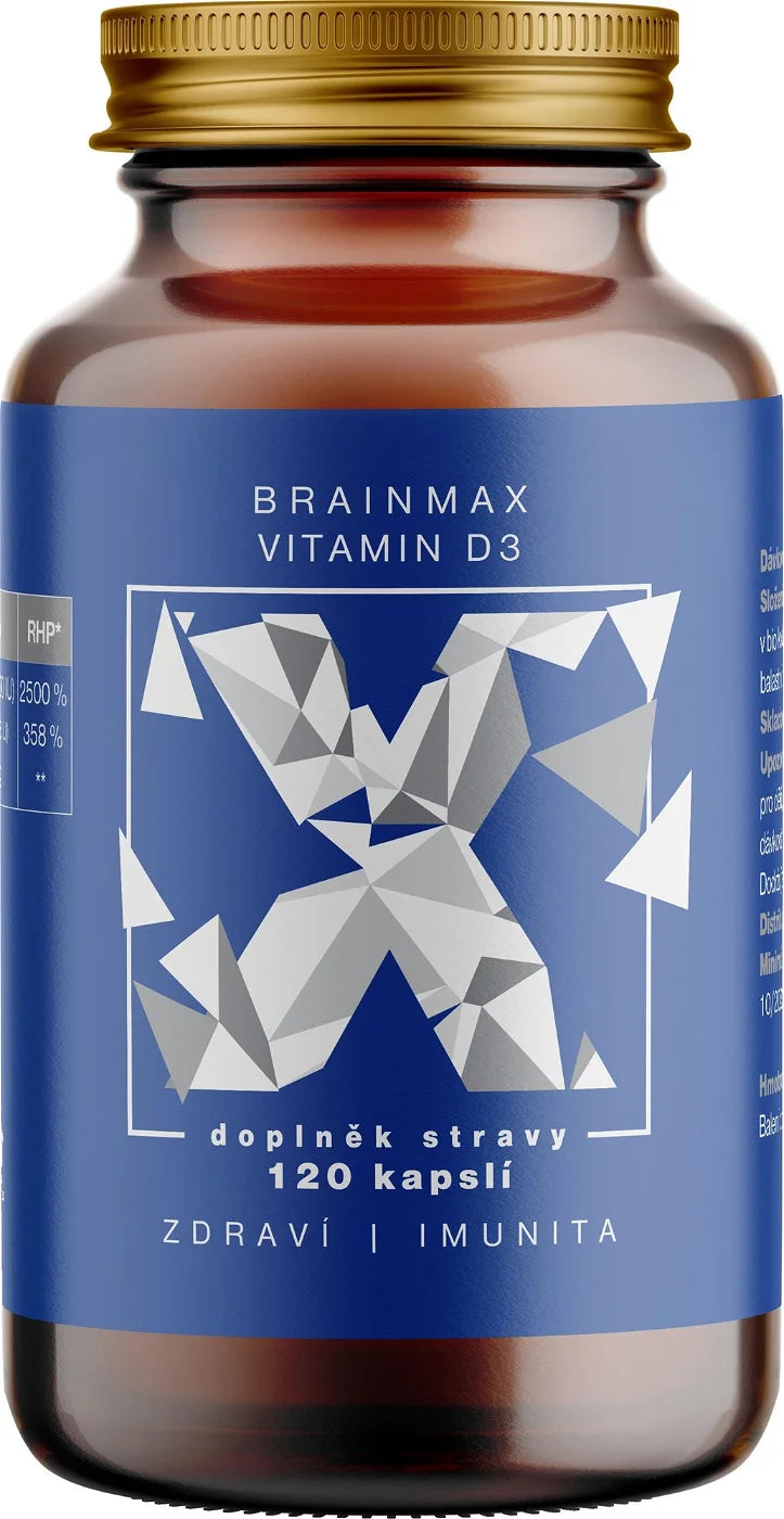 BrainMax Vitamin D3, 5000 IU, 120 Capsules