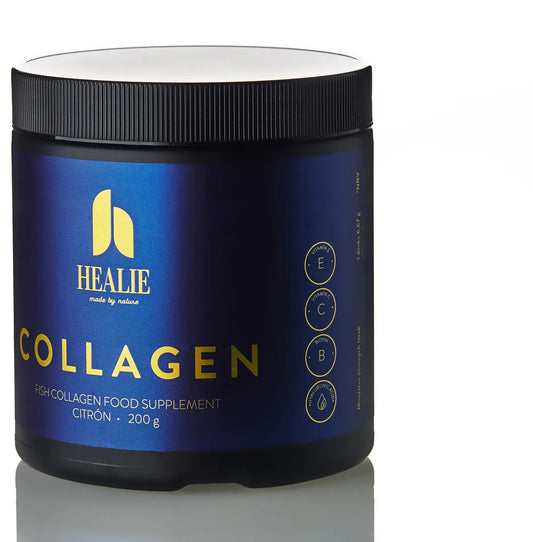 Healie Collagen Type I, II, III powder drink Lemon flavor, 30 servings