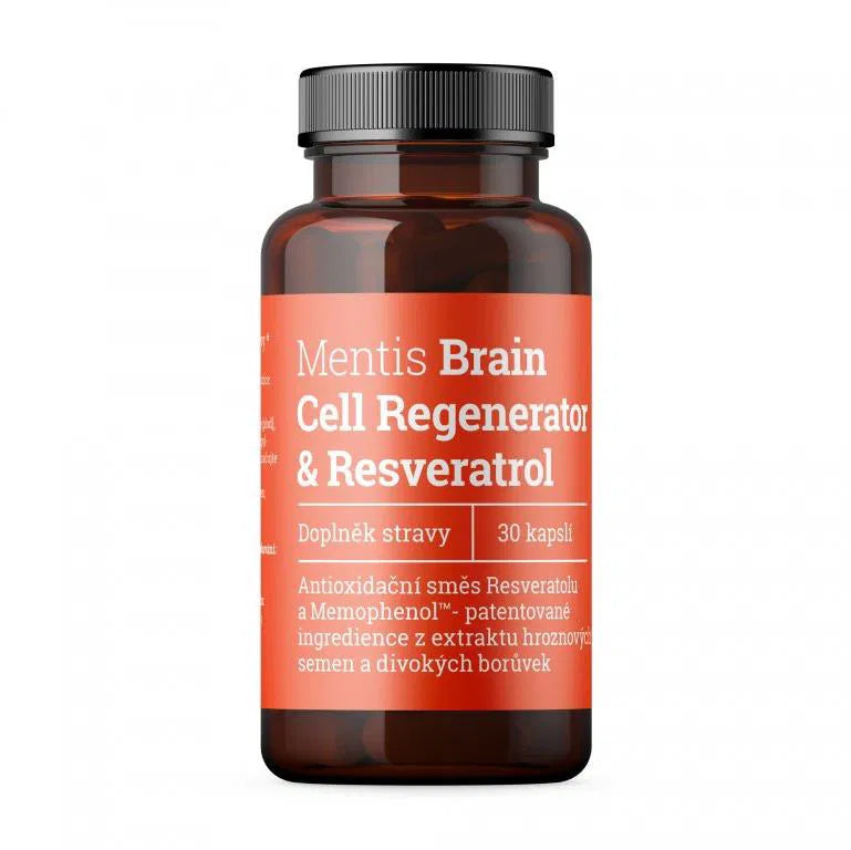 Mentis Brain Cell Regenerator & Resveratrol, 30 capsules