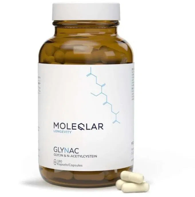 MOLEQLAR® GlyNAC (glycine & N-acetyl-cysteine), 180 capsules