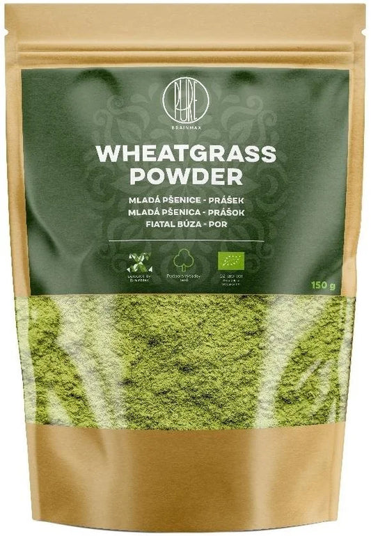 BrainMax Pure Wheatgrass Powder 150 g