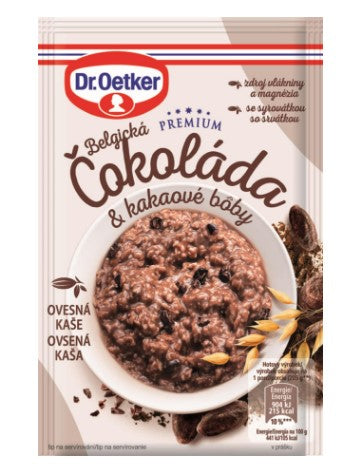 Dr. Oetker Premium oatmeal Belgian chocolate 3 x 55g