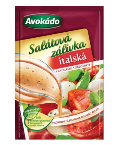 Avokado Italian salad dressing with basil and oregano 5 x 8g